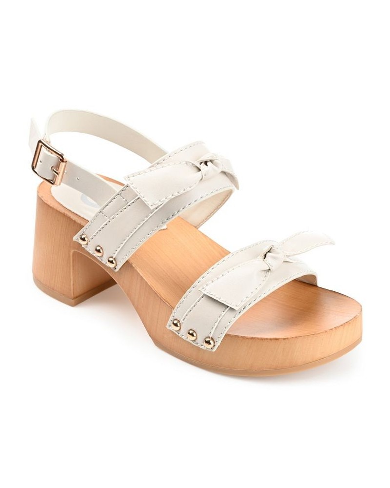 Women's Tia Platform Sandals White $53.90 Shoes