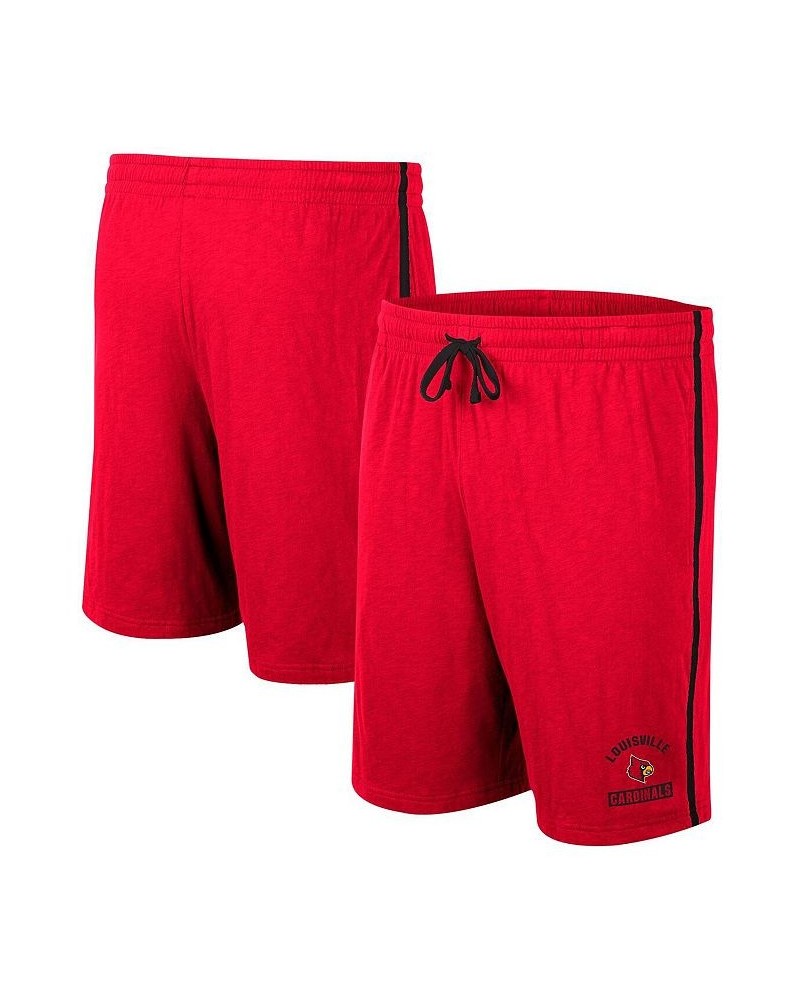 Men's Red Louisville Cardinals Thunder Slub Shorts $20.87 Shorts