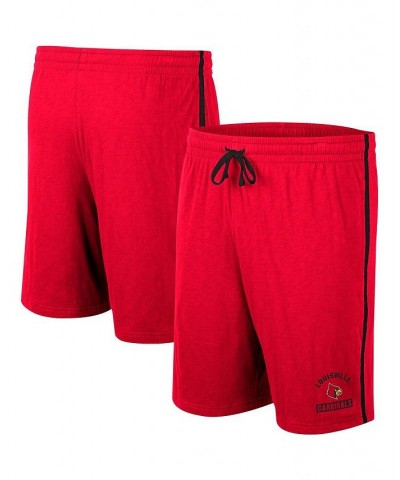 Men's Red Louisville Cardinals Thunder Slub Shorts $20.87 Shorts