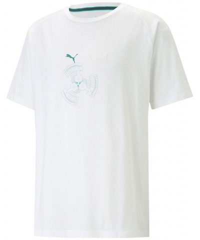 Men's Mercedes Statement Graphic T-Shirt White $25.80 T-Shirts