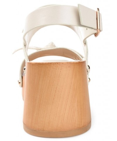 Women's Tia Platform Sandals White $53.90 Shoes