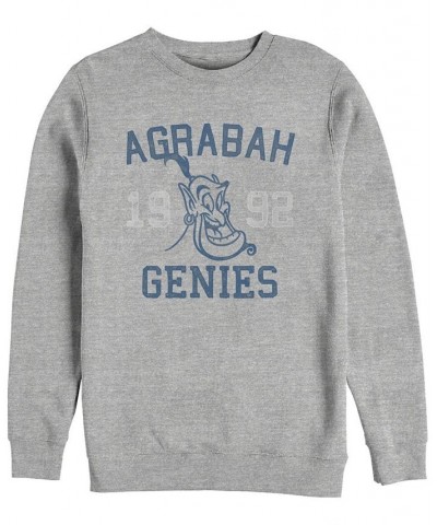 Disney Men's Aladdin Genie Agrabah Genies 1992, Crewneck Fleece Gray $31.34 Sweatshirt