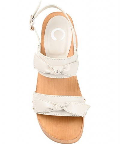 Women's Tia Platform Sandals White $53.90 Shoes