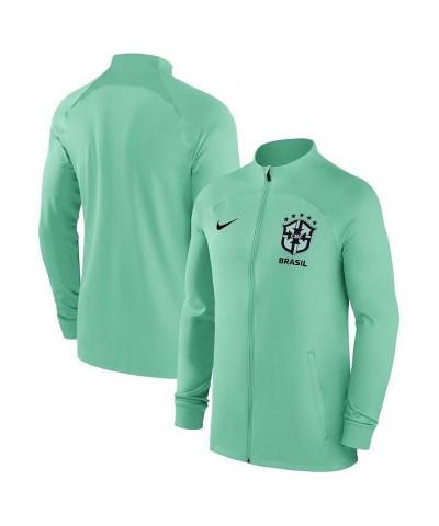 Men's Brazil National Team Green Strike Raglan Full-Zip Performance Track Jacket $33.60 Jackets