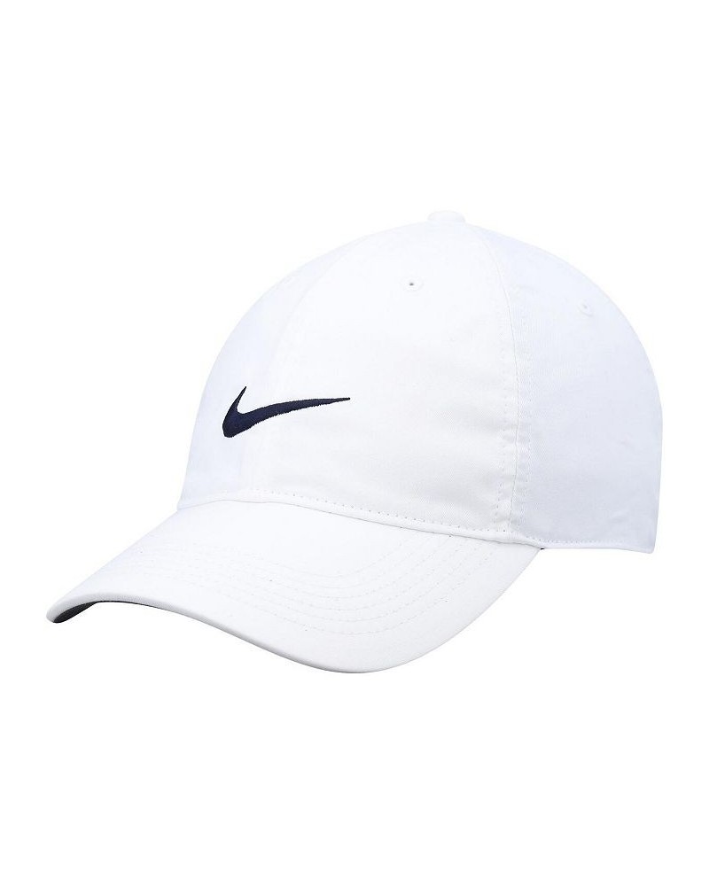 Men's White Heritage86 Logo Performance Adjustable Hat $25.95 Hats