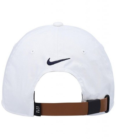 Men's White Heritage86 Logo Performance Adjustable Hat $25.95 Hats