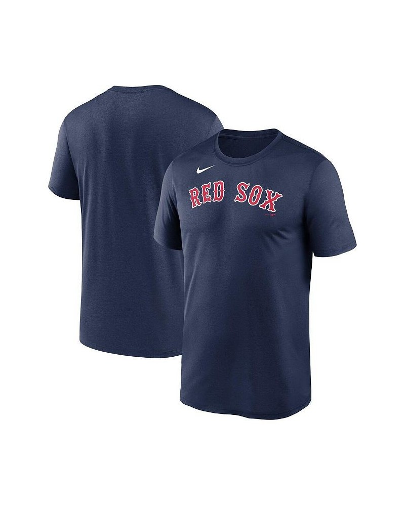 Men's Navy Boston Red Sox New Legend Wordmark T-shirt $25.49 T-Shirts