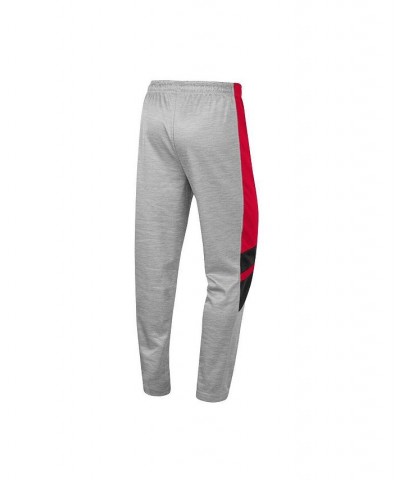 Men's Heathered Gray and Scarlet Ohio State Buckeyes Bushwood Pants $33.59 Pants