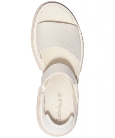 Women's Everleigh Lug-Sole Block-Heel Sandals White $44.40 Shoes