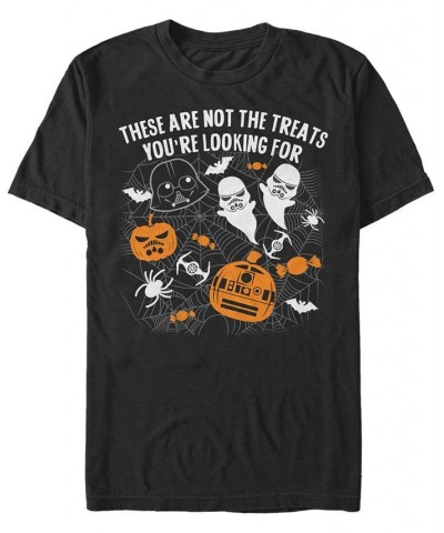 Star Wars Men's Happy Halloween Treats Short Sleeve T-Shirt Black $14.00 T-Shirts