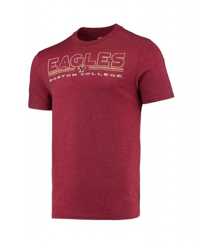 Men's Heathered Charcoal, Maroon Boston College Eagles Meter T-shirt and Pants Sleep Set $28.70 Pajama