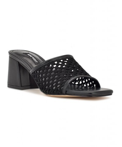 Women's Galant Dress Sandals Black $43.05 Shoes