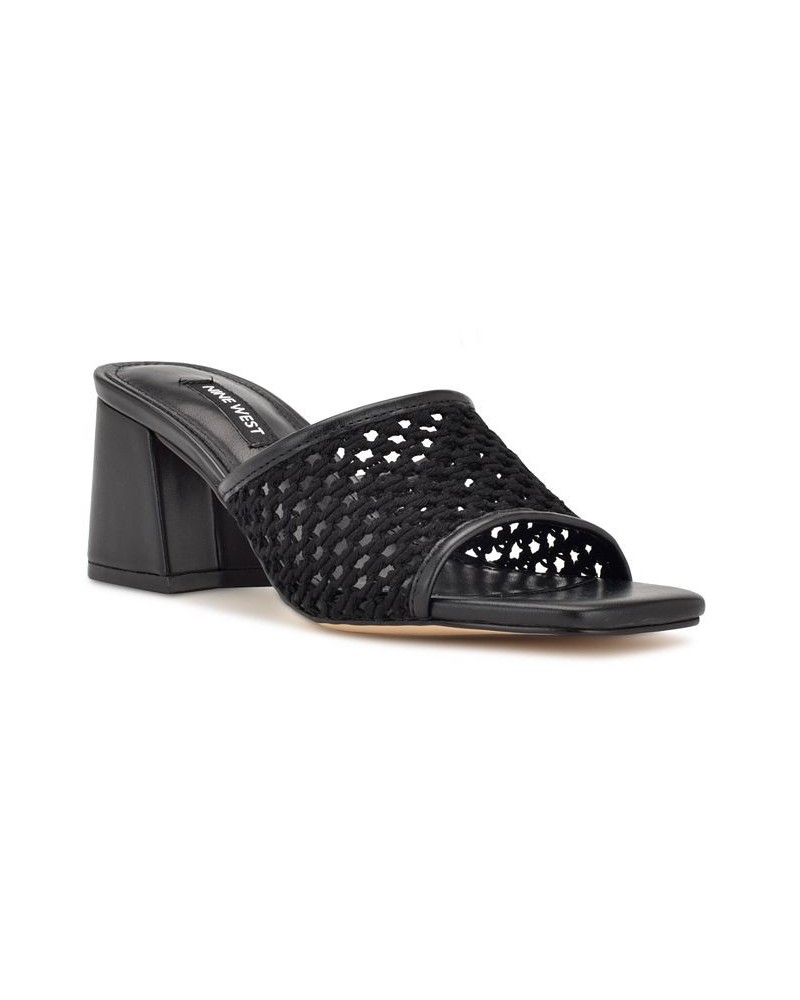 Women's Galant Dress Sandals Black $43.05 Shoes