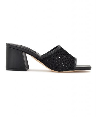 Women's Galant Dress Sandals Black $43.05 Shoes