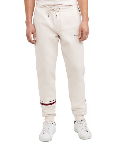 Men's New Global Stripe Jogger Sweatpants Tan/Beige $43.14 Pants