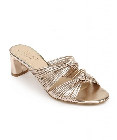 Women's Cheryl Evening Mule Sandals Pink $53.55 Shoes