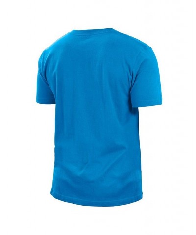 Men's Blue Carolina Panthers 2022 Sideline Ink Dye T-shirt $20.79 T-Shirts