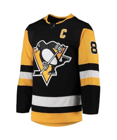 Men's Sidney Crosby Black Pittsburgh Penguins Home Captain Patch Primegreen Authentic Pro Player Jersey $88.80 Jersey