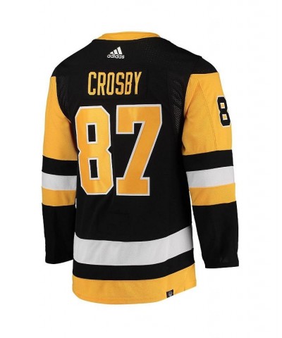 Men's Sidney Crosby Black Pittsburgh Penguins Home Captain Patch Primegreen Authentic Pro Player Jersey $88.80 Jersey