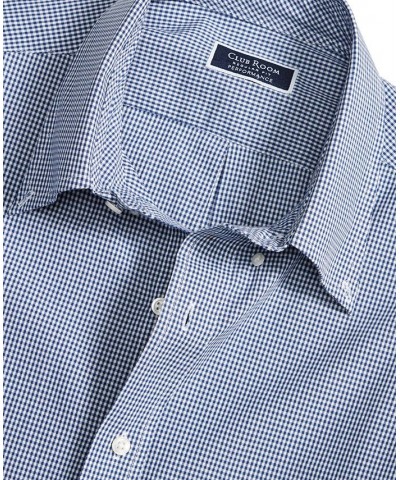 Men's Regular Fit Cotton Mini Gingham Dress Shirt PD02 $23.60 Dress Shirts