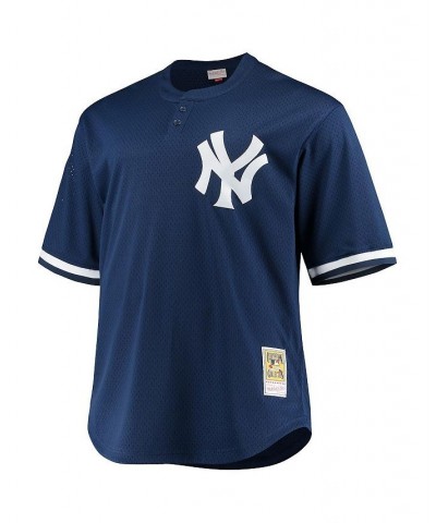 Men's Derek Jeter Navy New York Yankees Big and Tall Batting Practice Replica Player Jersey $40.70 Jersey