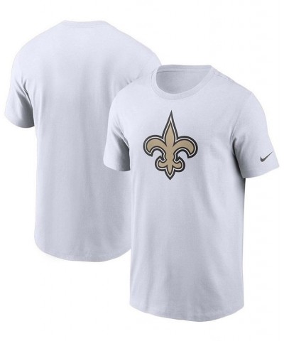 Men's White New Orleans Saints Primary Logo T-shirt $15.12 T-Shirts