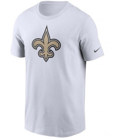 Men's White New Orleans Saints Primary Logo T-shirt $15.12 T-Shirts