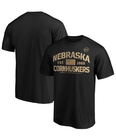 Men's Black Nebraska Huskers OHT Military-Inspired Appreciation Boot Camp T-shirt $14.00 T-Shirts