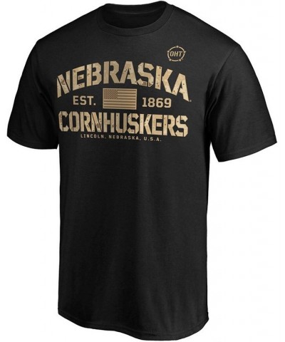 Men's Black Nebraska Huskers OHT Military-Inspired Appreciation Boot Camp T-shirt $14.00 T-Shirts