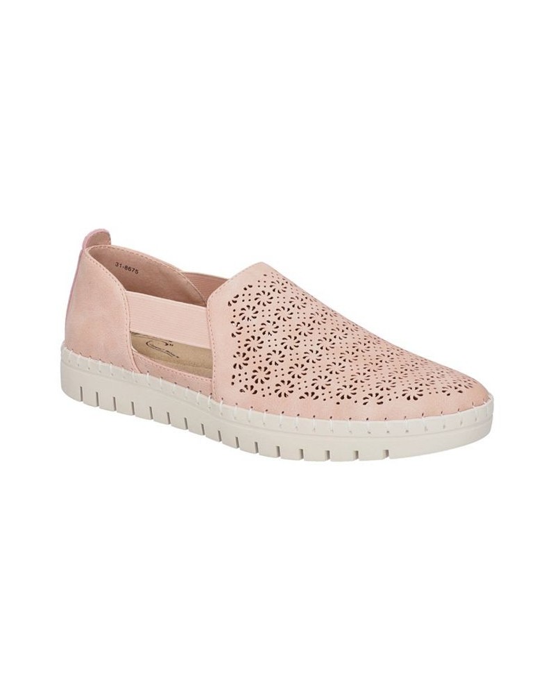 Women's Megafresh Comfort Flats Pink $29.40 Shoes