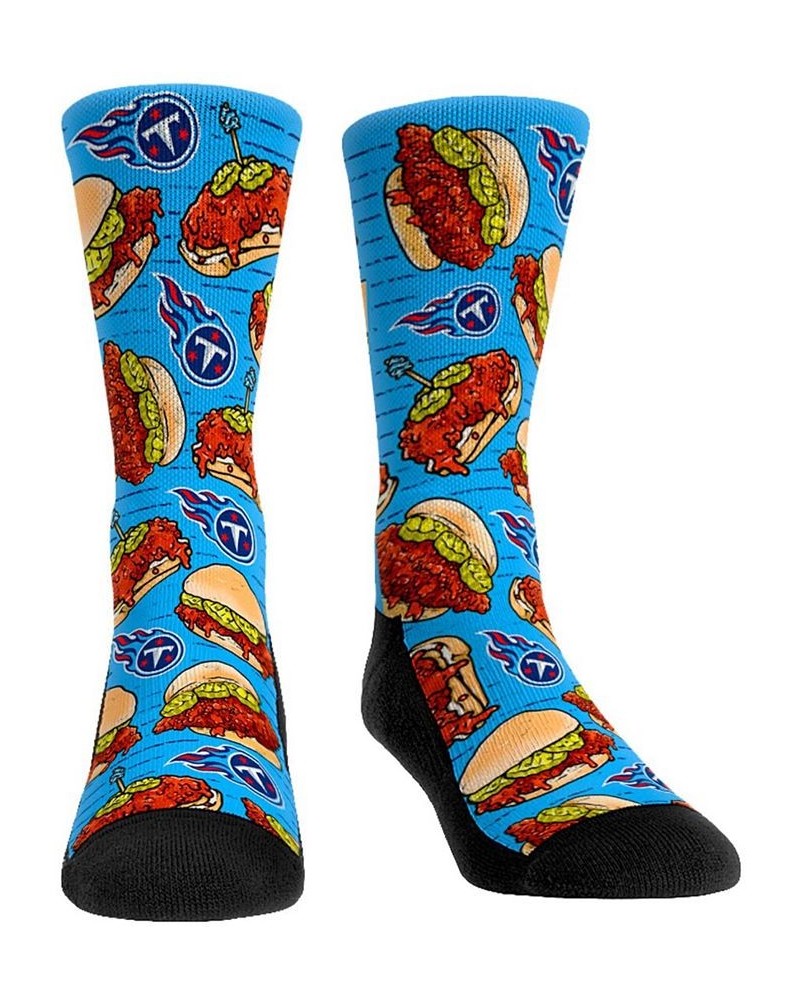 Men's and Women's Tennessee Titans Localized Food Multi Crew Socks $13.80 Socks