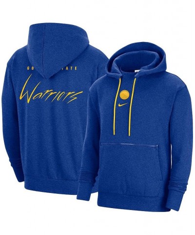 Men's Heather Royal Golden State Warriors Courtside Versus Flight Pullover Hoodie $33.60 Sweatshirt