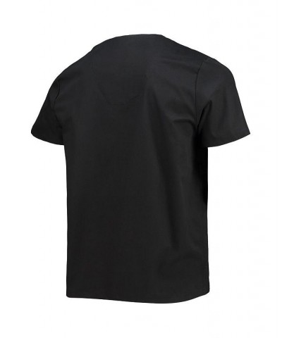 Men's Black Washington Commanders V-Neck Scrub Top $23.84 Tops