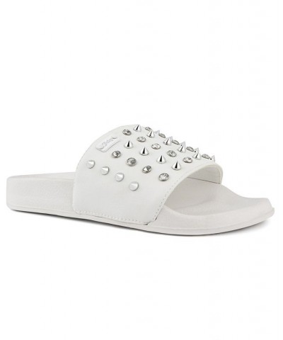 Women's Slone Slide Sandal White $14.40 Shoes