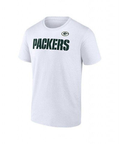 Men's Branded White Green Bay Packers Big and Tall Hot Shot T-shirt $22.00 T-Shirts