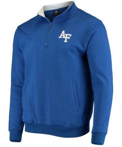 Men's Royal Air Force Falcons Tortugas Logo Quarter-Zip Jacket $30.59 Sweatshirt