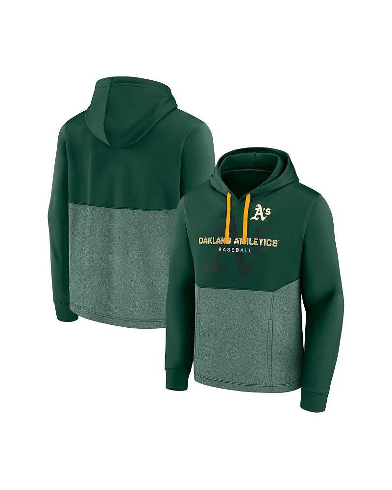 Men's Branded Green Oakland Athletics Call the Shots Pullover Hoodie $39.20 Sweatshirt