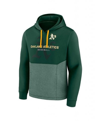 Men's Branded Green Oakland Athletics Call the Shots Pullover Hoodie $39.20 Sweatshirt