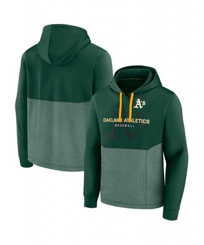 Men's Branded Green Oakland Athletics Call the Shots Pullover Hoodie $39.20 Sweatshirt