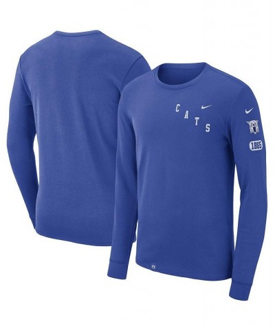 Men's Royal Kentucky Wildcats Repeat Logo 2-Hit Long Sleeve T-shirt $18.00 T-Shirts