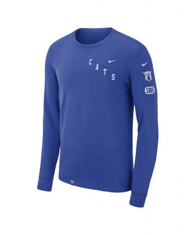 Men's Royal Kentucky Wildcats Repeat Logo 2-Hit Long Sleeve T-shirt $18.00 T-Shirts