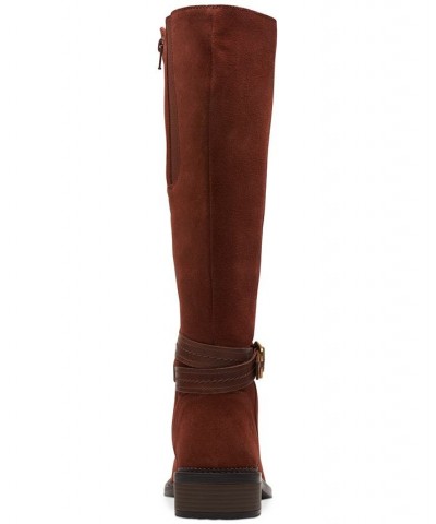 Maye Shine Riding Boots Brown $40.97 Shoes