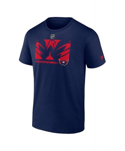 Men's Branded Navy Washington Capitals Authentic Pro Core Collection Secondary T-Shirt $20.99 T-Shirts