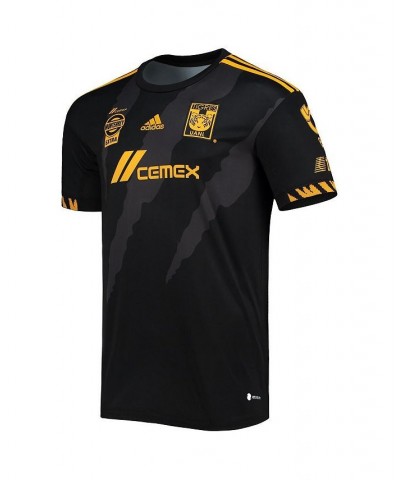 Men's Black Tigres UANL 2022 Replica AEROREADY Third Jersey $53.99 Jersey