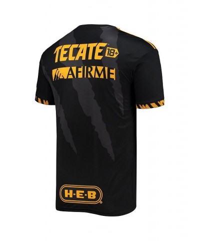 Men's Black Tigres UANL 2022 Replica AEROREADY Third Jersey $53.99 Jersey