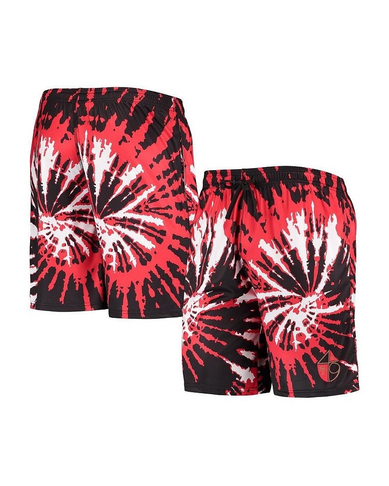 Men's Scarlet San Francisco 49ers Retro Static Mesh Lounge Shorts $25.00 Shorts