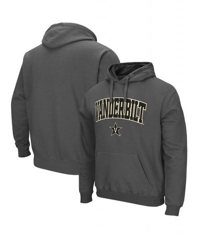 Men's Charcoal Vanderbilt Commodores Arch and Logo Pullover Hoodie $30.79 Sweatshirt