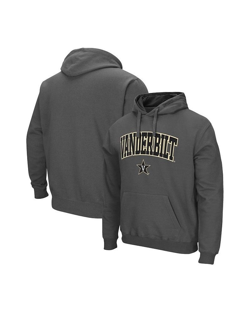 Men's Charcoal Vanderbilt Commodores Arch and Logo Pullover Hoodie $30.79 Sweatshirt