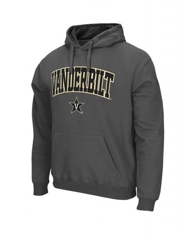 Men's Charcoal Vanderbilt Commodores Arch and Logo Pullover Hoodie $30.79 Sweatshirt