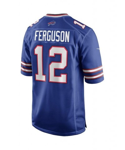 Men's Joe Ferguson Royal Buffalo Bills Game Retired Player Jersey $65.80 Jersey